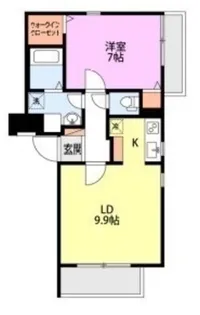 プレム南高田【1階】の間取り