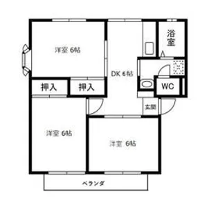 サンビレッジ静岡 C棟【1階】の間取り