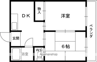 グロースハイツ菱屋西【3階】の間取り