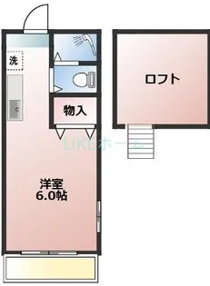 ロイヤルパーム【2階】の間取り