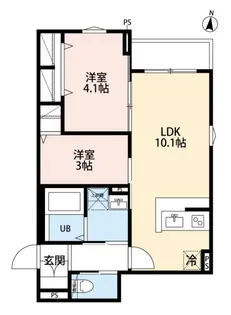 robot home 祐光【3階】の間取り