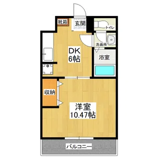 ビッグフォレストつくば【3階】の間取り
