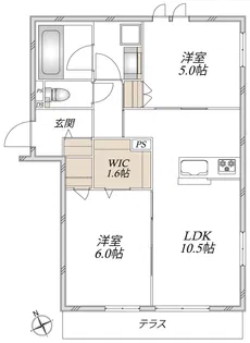(仮称)新座市東北メゾン【1階】の間取り