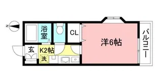 オリエンタルドミール【1階】の間取り