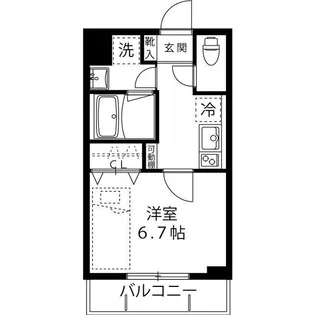 LOC’S SAGINUMA【3階】の間取り