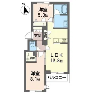 クーレグランツ【3階】の間取り