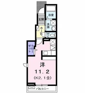 ル・ジャルダン【1階】の間取り