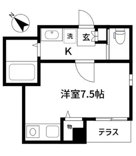 ブリーズコート【1階】の間取り