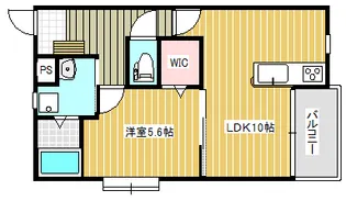 エクレール【2階】の間取り