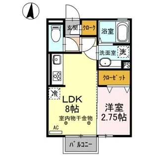 MARIGOLD【2階】の間取り