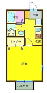 クレストライブ【1階】の間取り