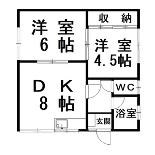 マル栄ハイツ【2階】の間取り