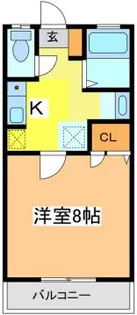 セゾン徳光【1階】の間取り