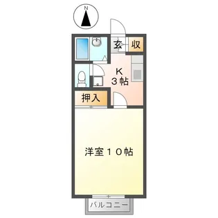 シーズンコート妙興寺【2階】の間取り
