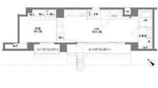 カスタリアお茶の水【7階】の間取り