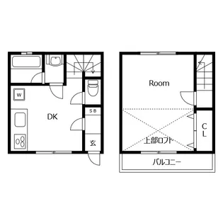 徳島県徳島市川内町上別宮南【一戸建】の間取り