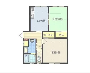 コーポアネックスM1【2階】の間取り