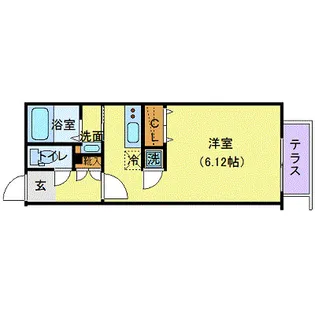 MODULOR白山II【1階】の間取り