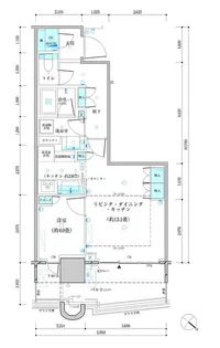 パークタワー勝どき ミッド棟【12階】の間取り