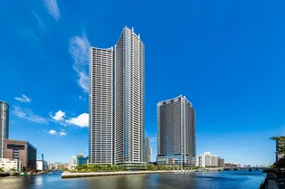 パークタワー勝どき ミッド棟【12階】の外観