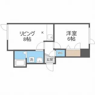 月寒パークヴィラ【2階】の間取り