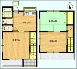 川崎コーポの間取り