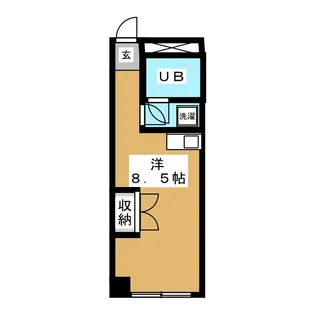 東京都中野区中野3【マンション】の間取り
