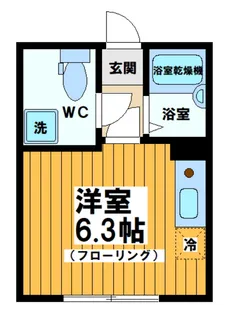 東京都渋谷区幡ヶ谷3【マンション】の間取り