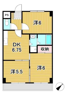 レジデンスプラザ【3階】の間取り