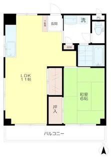 フィンチェリーセントラル【3階】の間取り
