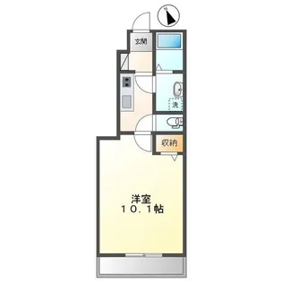 神奈川県秦野市鶴巻【アパート】の間取り