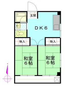東京都葛飾区西水元3【アパート】の間取り