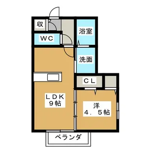 レセンテNS【1階】の間取り
