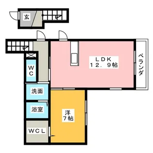 カーサファミリア【2階】の間取り