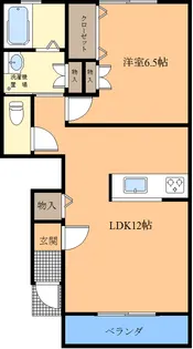 ワイズ【1階】の間取り