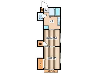 メゾンフジタ【1階】の間取り
