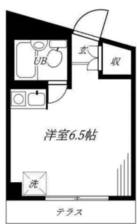 1Rの間取り画像