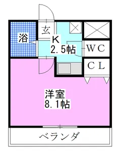 IKKII【3階】の間取り