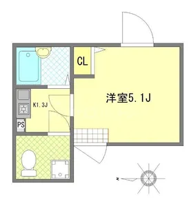 フォルトゥーナ梅島【2階】の間取り