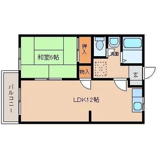 フレグランス寺向【2階】の間取り