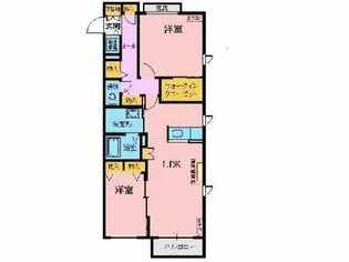 メゾンマスト盛南中央II【2階】の間取り