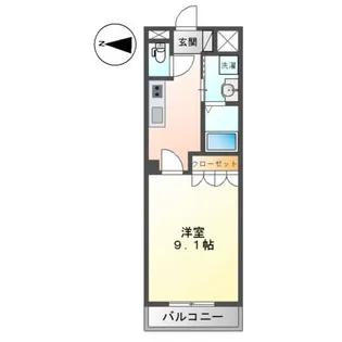 神奈川県小田原市西酒匂3【マンション】の間取り