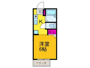 ホ-プ灰塚【2階】の間取り