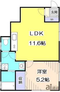 東京都練馬区下石神井6【アパート】の間取り