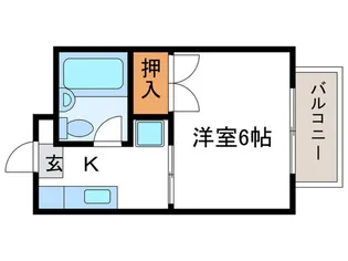 カケイハイツ【3階】の間取り
