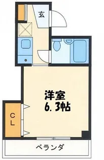 丸三本町ビル【7階】の間取り
