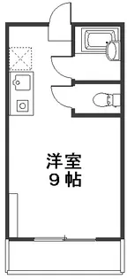 ハイツA&K【4階】の間取り
