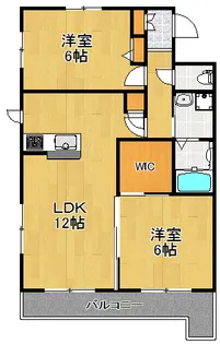 神奈川県横浜市港北区日吉6【マンション】の間取り