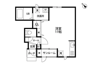 プリメーラ中山【1階】の間取り