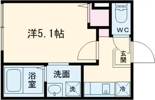 メルディア北綾瀬V【1階】の間取り